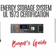  SunLith Energy UL 1973 Certification for Battery Systems