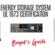 SunLith Energy UL 1973 Certification for Battery Systems