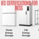 IEC Certifications for BESS