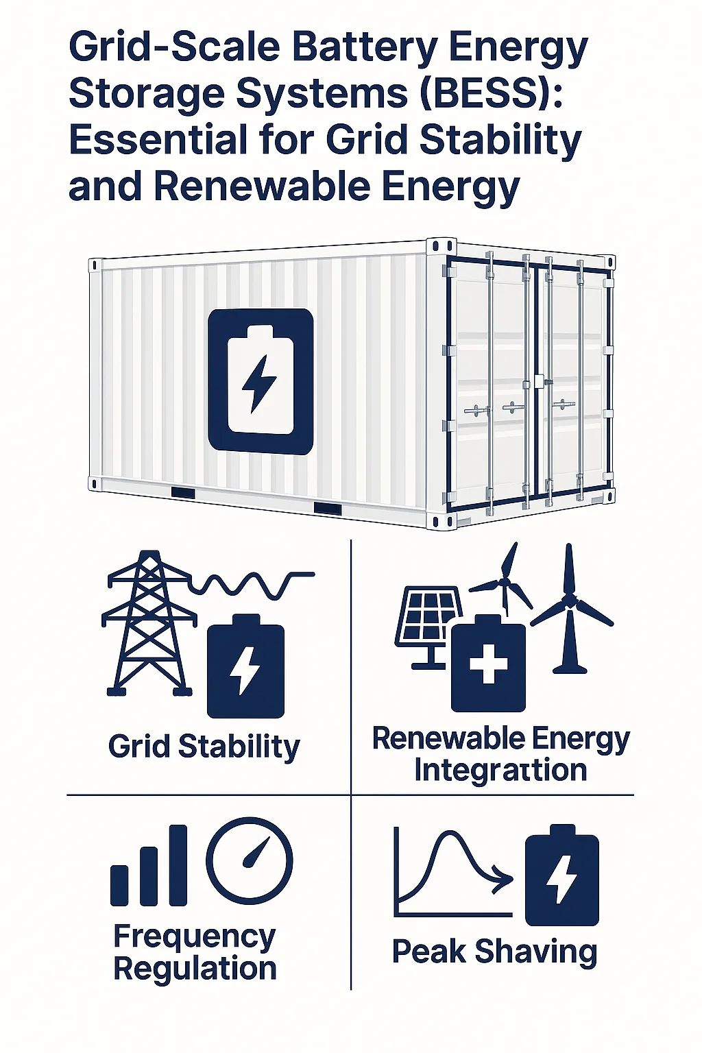 Grid Scale BESS (Battery EnergyStorage Systems)