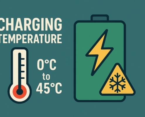 Charging temperature for batteries