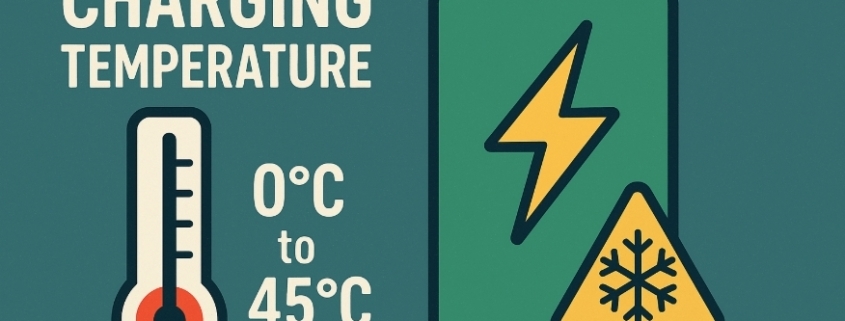 Charging temperature for batteries