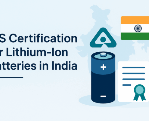 BIS certification for lithium-ion batteries in India — compliance and standards overview.