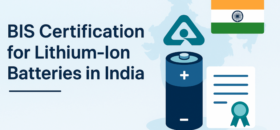 BIS certification for lithium-ion batteries in India — compliance and standards overview.