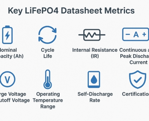 iFePO4 datasheet metrics