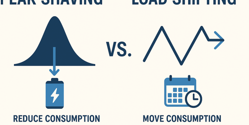 Peak Shaving vs. Load Shifting
