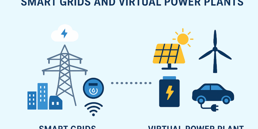 The Role of Smart Grids in Supporting Virtual Power Plants