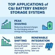 Top-Applications-of-C&I-BESS-for-Businesses - SunLith Energy SunLith Energy Top Applications of C&I BESS for Businesses