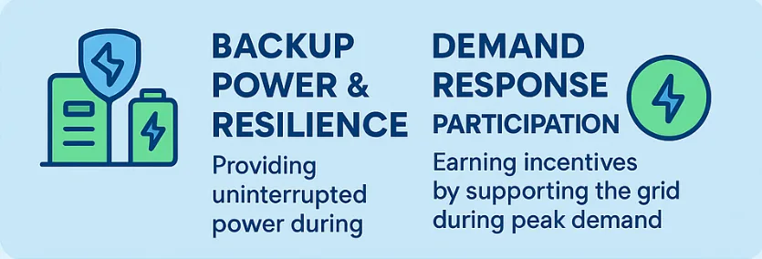 Backup Power is one of the Top Applications of C&I BESS for Businesses