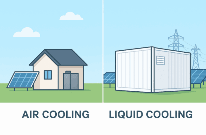 Liquid vs Air Cooling System in BESS – Complete Guide - SunLith Energy