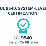 UL-9540 - SunLith Energy SunLith Energy UL 9540 certification