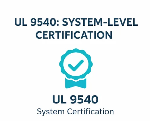 UL 9540 certification