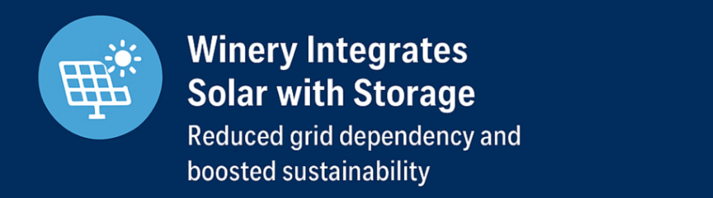 C&I BESS case studies: Winery Integrates Solar with Storage