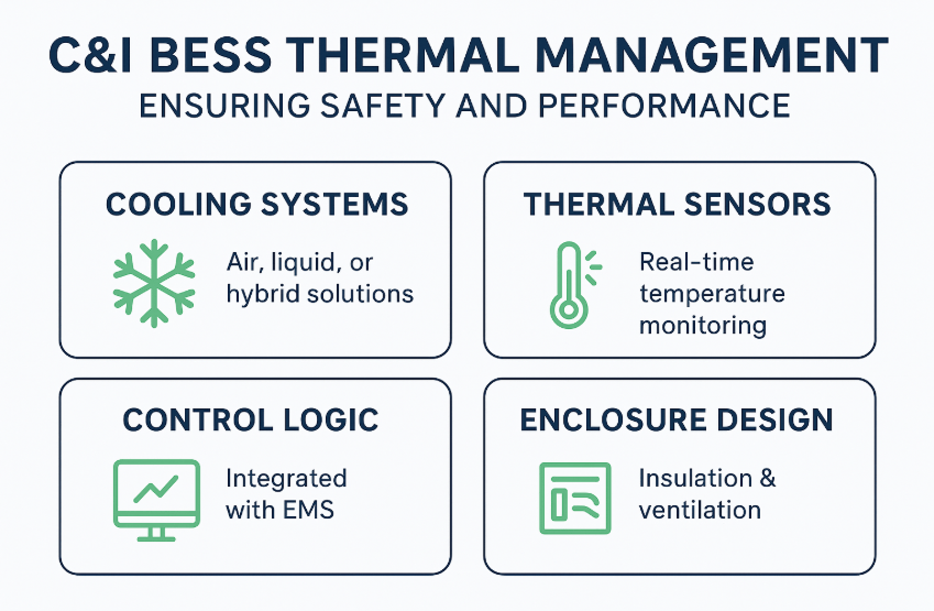 C&I BESS Thermal Management: Optimizing Performance, Safety & Lifespan