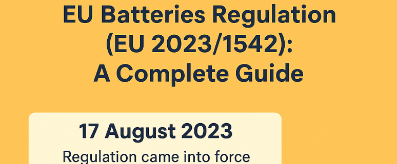 EU Batteries Regulation (EU 2023/1542)