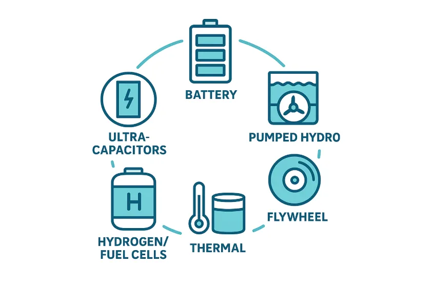 Types of Energy Storage Systems (ESS)