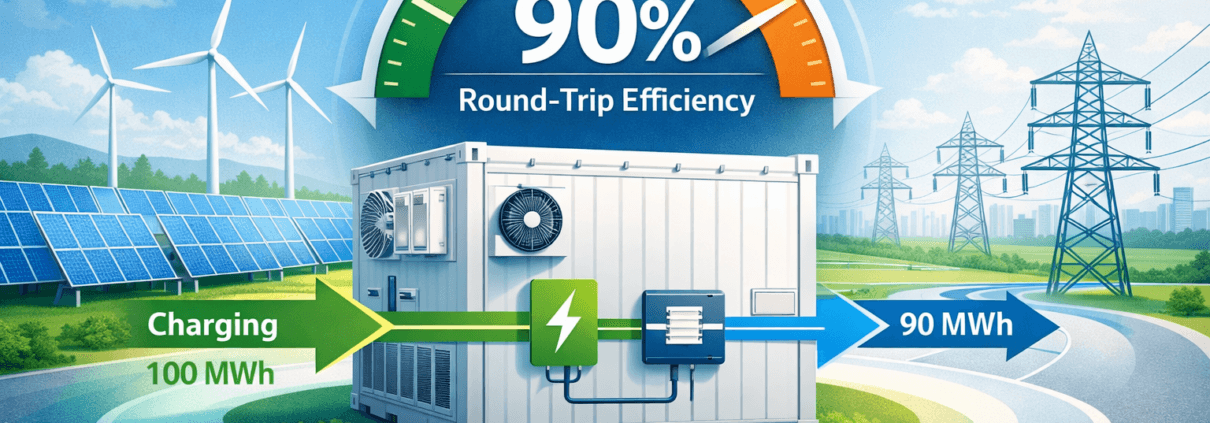  SunLith Energy Battery Round Trip Efficiency (RTE)