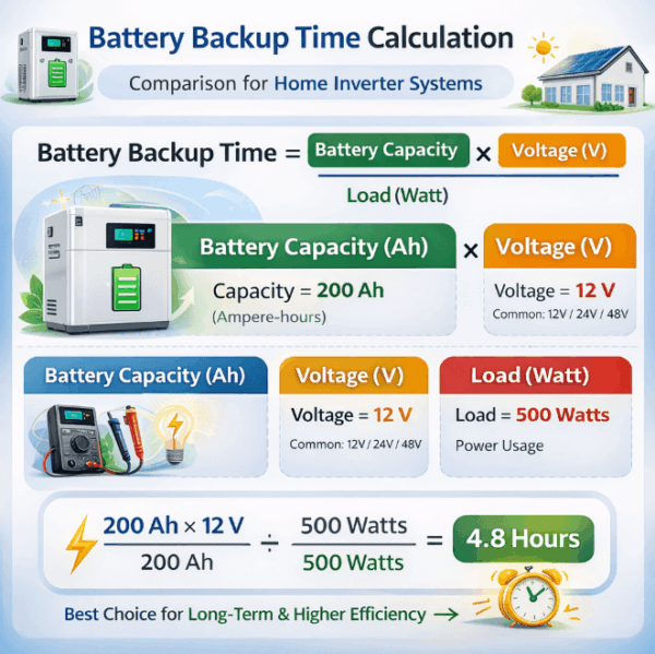 Lithium Battery for Inverter: Home Backup Guide, Price & Battery Size ...