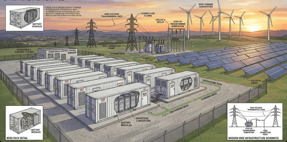 Ultimate Guide to Battery Energy Storage Systems (BESS)
