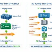 DC vs AC energy efficiency comparison - SunLith Energy SunLith Energy AC vs DC round trip efficiency comparison in battery energy storage systems