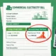 SunLith Energy demand charge on a commercial electricity bill showing peak power usage spike