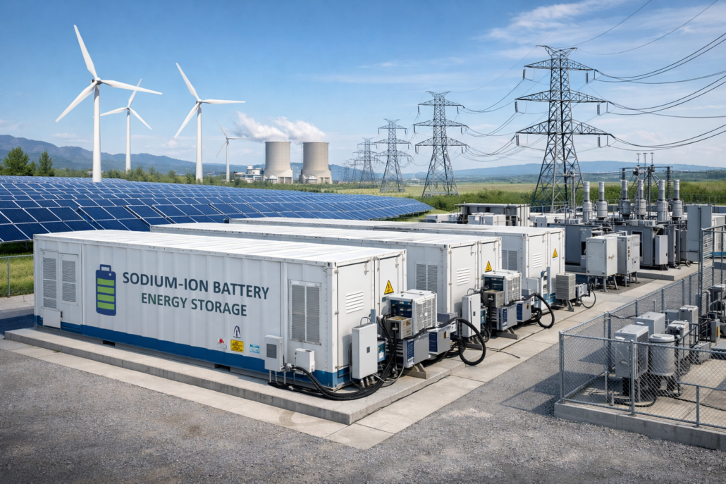 sodium ion battery grid energy storage system