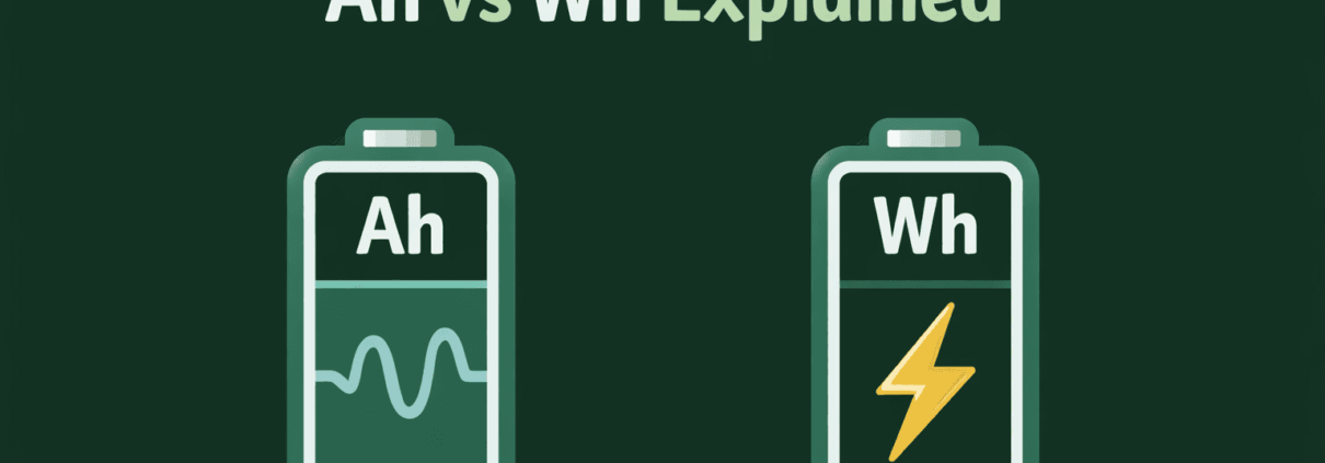  SunLith Energy Ah vs Wh battery capacity explained — Sunlith Energy guide