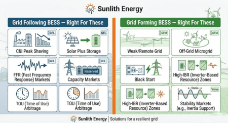 Grid Forming vs Grid Following BESS Guide - SunLith Energy