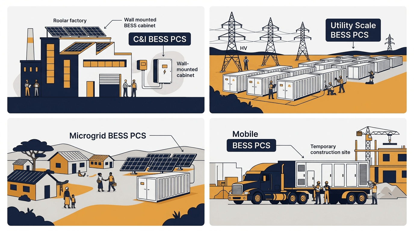 BESS PCS Functions & Features | C&I, Utility & Microgrid