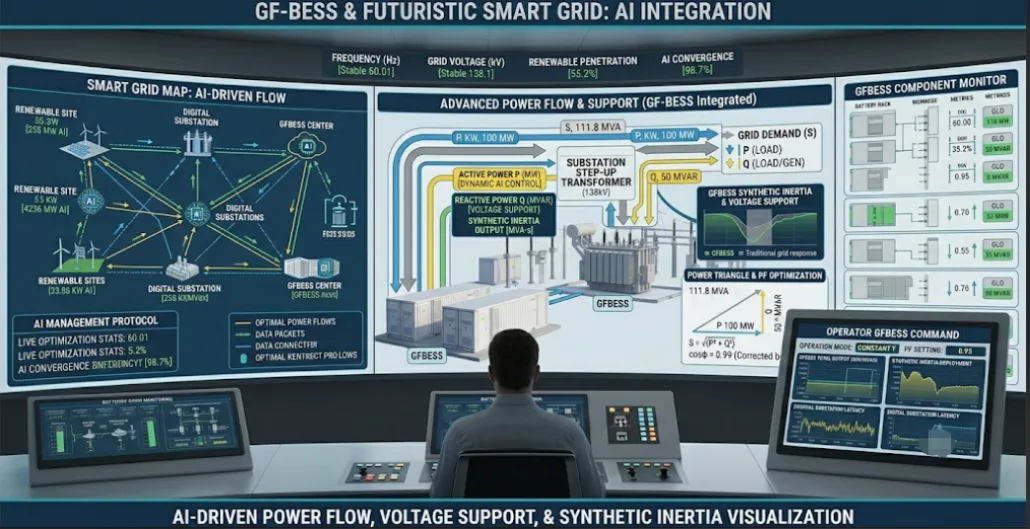 SunLith Energy Advanced AI Driven grid-forming battery energy storage system supporting future renewable power grids