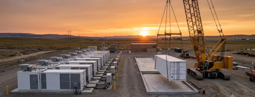 BESS augmentation guide showing a battery storage site adding new racks mid-life