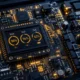 SunLith Energy BMS algorithms circuit board showing SOH, SoP, and SoE data readouts for BESS