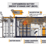 NFPA 855 Compliance Overview Diagram - SunLith Energy SunLith Energy Diagram of NFPA 855 requirements for battery energy storage system installation.