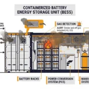 SunLith Energy Diagram of NFPA 855 requirements for battery energy storage system installation.