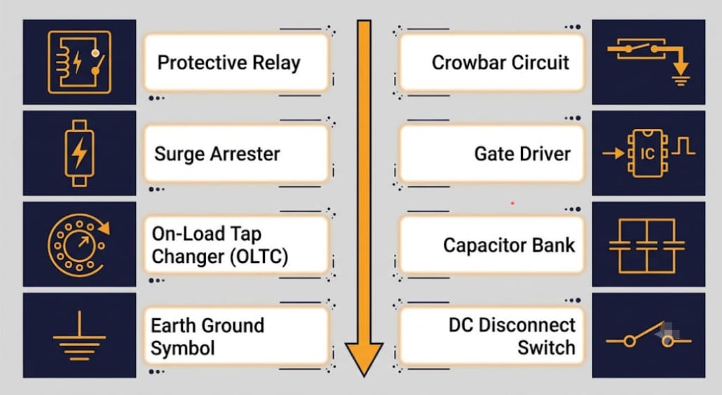 SunLith Energy Diagram comparing transformer-side and PCS-side overvoltage protection layers