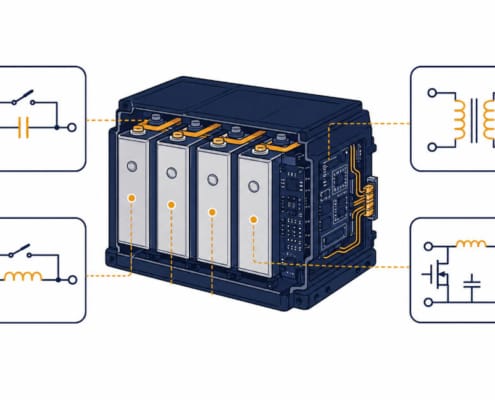 Active Balancing Topologies Compared - SunLith Energy SunLith Energy Active balancing topologies compared showing switched-capacitor, inductor, and transformer circuits for BESS