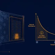Cold-Climate BESS Design: Discharge-Side DCIR and Premature Cutoffs - SunLith Energy SunLith Energy Cold-climate BESS design — LFP pack in an insulated enclosure showing internal resistance rising as temperature drops