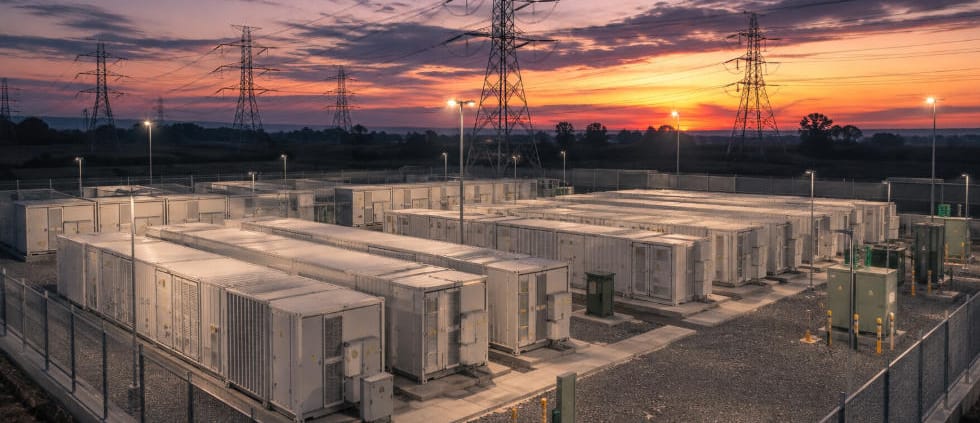 SunLith Energy Frequency containment reserve battery storage system stabilizing grid frequency