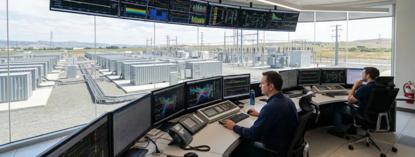 Frequency restoration reserve grid balancing with battery energy storage