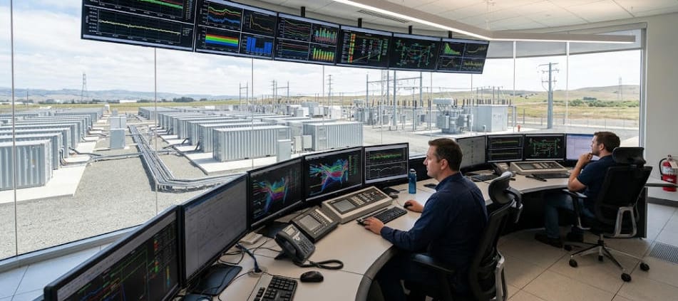 SunLith Energy Frequency restoration reserve grid balancing with battery energy storage
