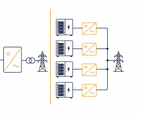 String vs. Centralized BESS: PCS Topology Compared - SunLith Energy SunLith Energy String vs Centralized BESS PCS topology comparison