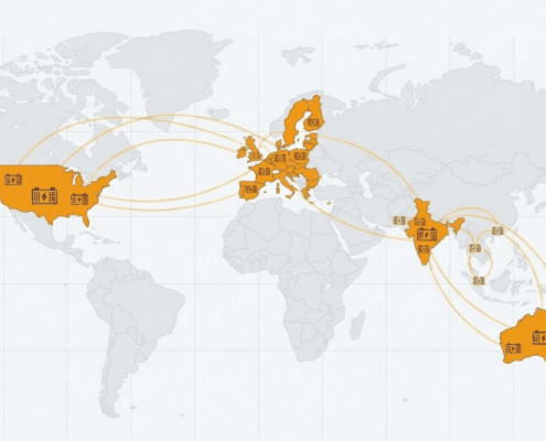 BESS Grid Codes and Compliance by Country - SunLith Energy SunLith Energy World map highlighting BESS grid codes by country including US, EU, UK, Australia, and India