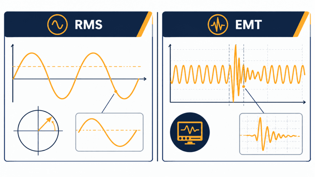 RMS vs EMT Modelling Comparison - SunLith Energy SunLith Energy RMS versus EMT modelling comparison for BESS grid connection studies
