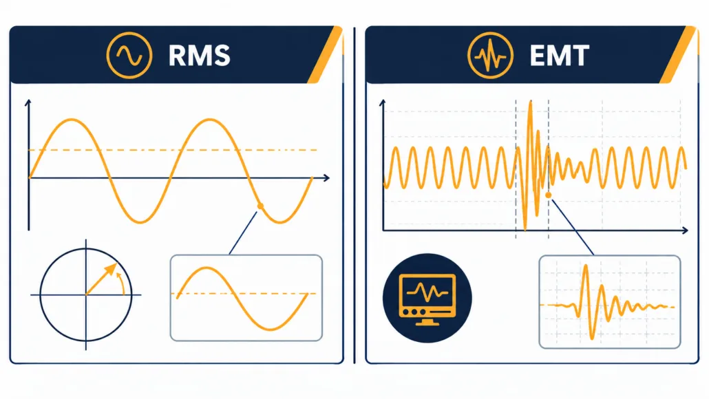 RMS versus EMT modelling comparison for BESS grid connection studies