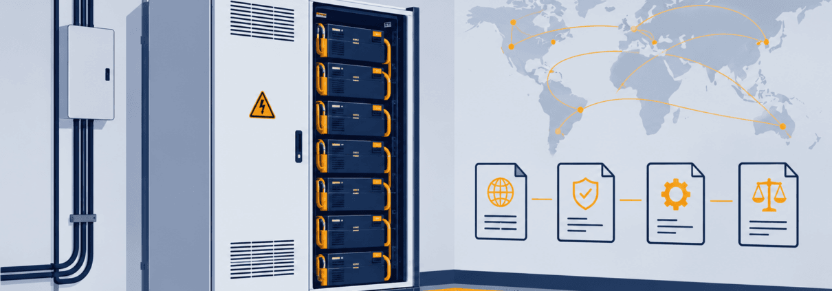 Indoor Battery Installation Regulations by Country - SunLith Energy SunLith Energy Indoor battery installation regulations comparison across countries