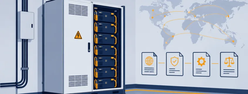 Indoor Battery Installation Regulations by Country - SunLith Energy SunLith Energy Indoor battery installation regulations comparison across countries