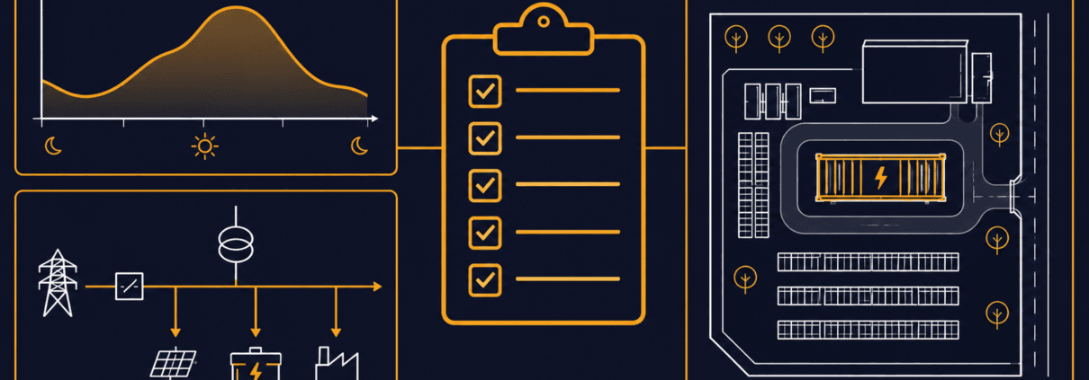 C&I BESS Quote Checklist - SunLith Energy - SunLith Energy SunLith Energy C&I BESS quote checklist showing load data, tariff, and site information
